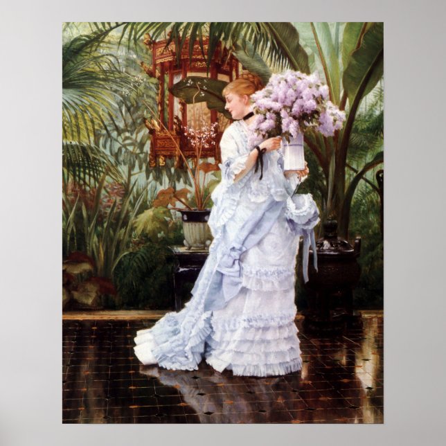 Poster O Bunch of Lilacs de James Tissot (Frente)