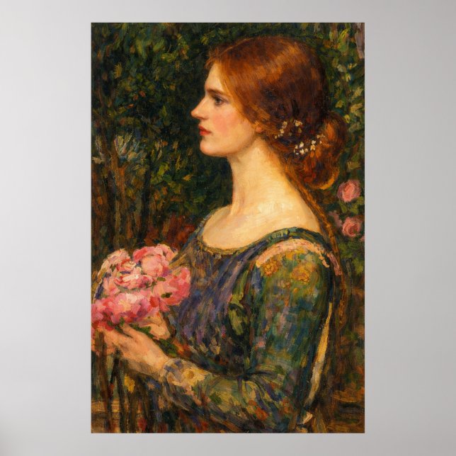 Poster O Buquê de John William Waterhouse (Frente)