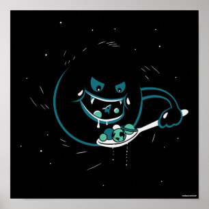 Poster O buraco negro devora