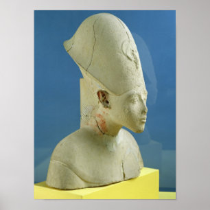Pôster O busto de Amenophis IV de diz EL-Amarna