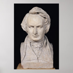 Pôster O busto de Victor Hugo envelheceu 35, 1837