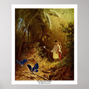 Poster O caçador da borboleta por Spitzweg Carl