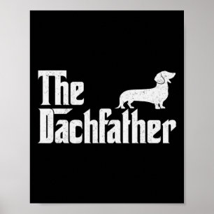 Poster O Cachorrinho Engraçado Dachshund Difs Para Homens