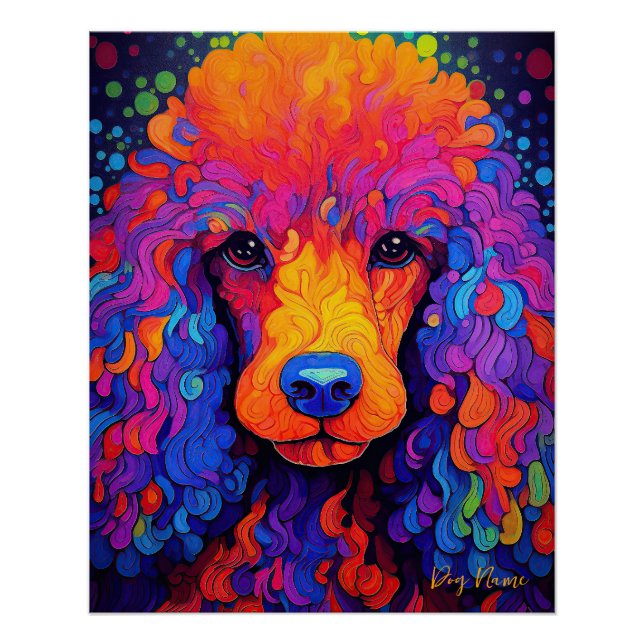 Pôster O Cachorro do Poodle 001 - Zetton Ziana (Frente)