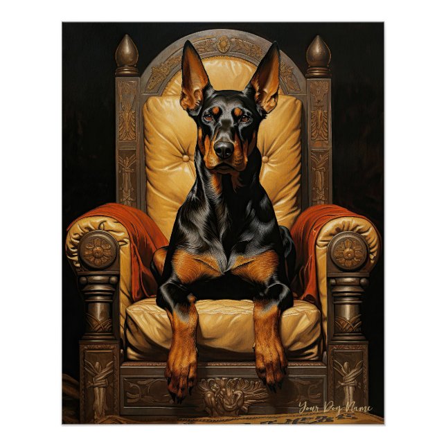 Pôster O Cachorro Doberman 003 - Odessa Leyendecker (Frente)