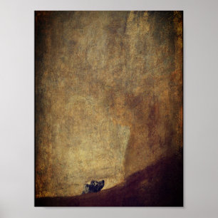 Poster O Cachorro (El Perro) - de Francisco Goya