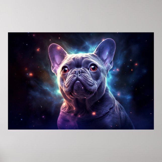 Poster O Cachorro-Grande Francês Pet Animal Fantástico Ar (Frente)