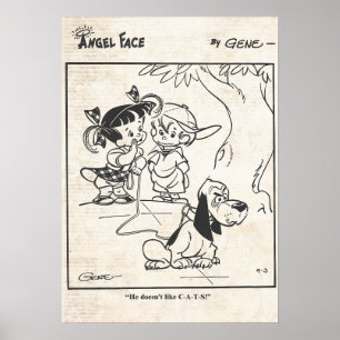 Poster "O Cachorro não gosta de gatos"