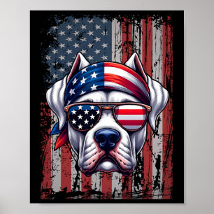 Poster O Cachorro Patriótico Argentino Sobrevoa-Nos Bande