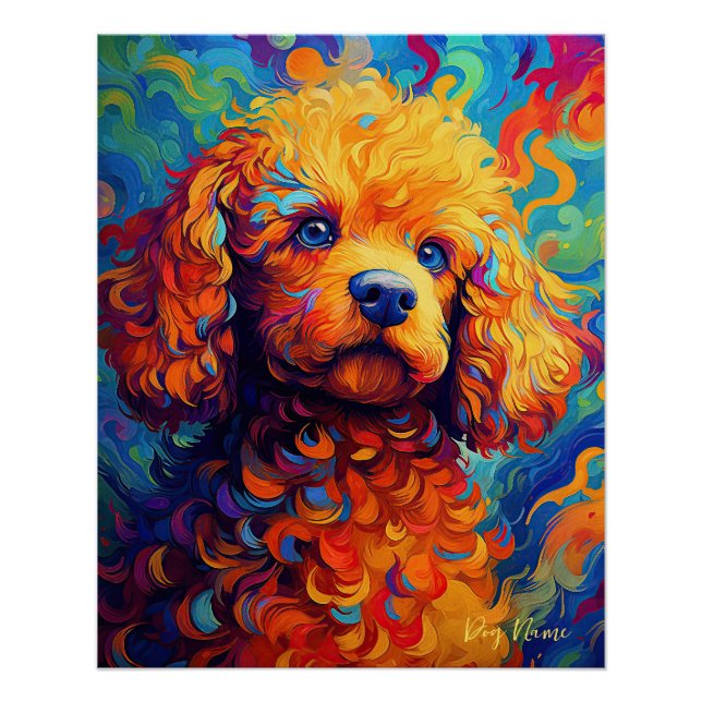 Pôster O Cachorro-Poodle 004 - Zetton Ziana (Frente)