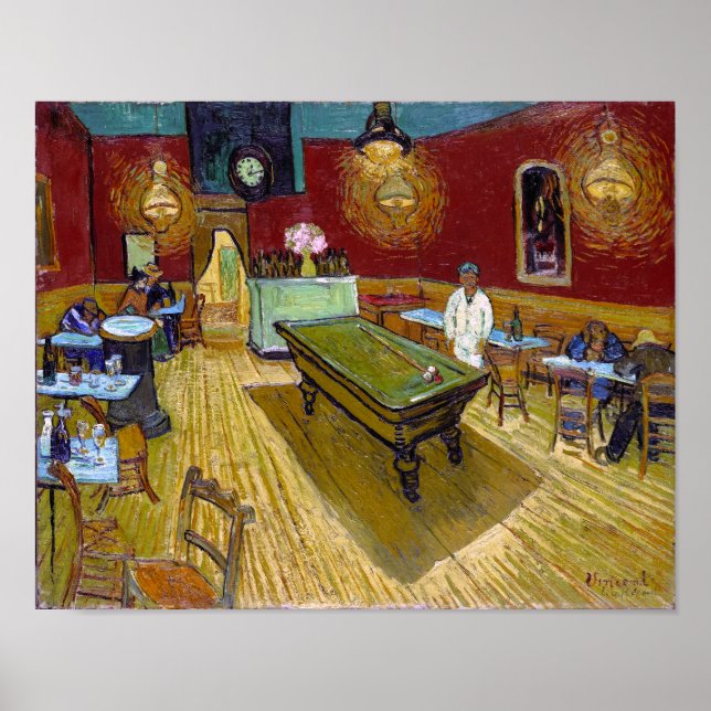 Poster O Café da Noite | Van Gogh | (Frente)