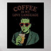 O Café Do Monstro Frankenstein Engraçado É Meu Amo