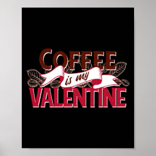 Poster O Café É Meu Namorado Dia Dos Namorados