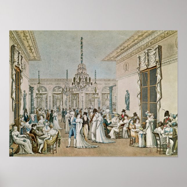 Poster O Café Frascati em 1807 (Frente)