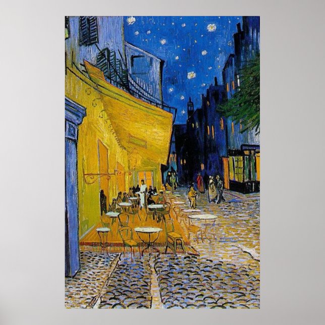 Poster O Café Terrace de Vincent Van Gogh (Frente)