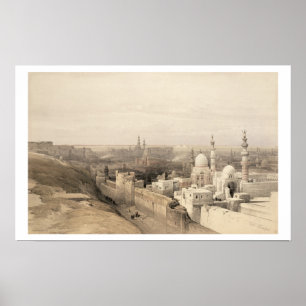 Poster O Cairo que olha ocidental, de "Egipto e de