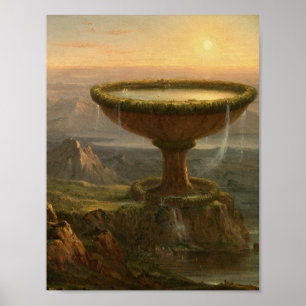Poster O Cálice do Titã (1833) - Thomas Cole