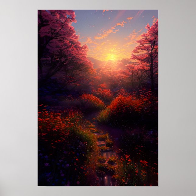 Poster O calor da abraço da floresta (Frente)