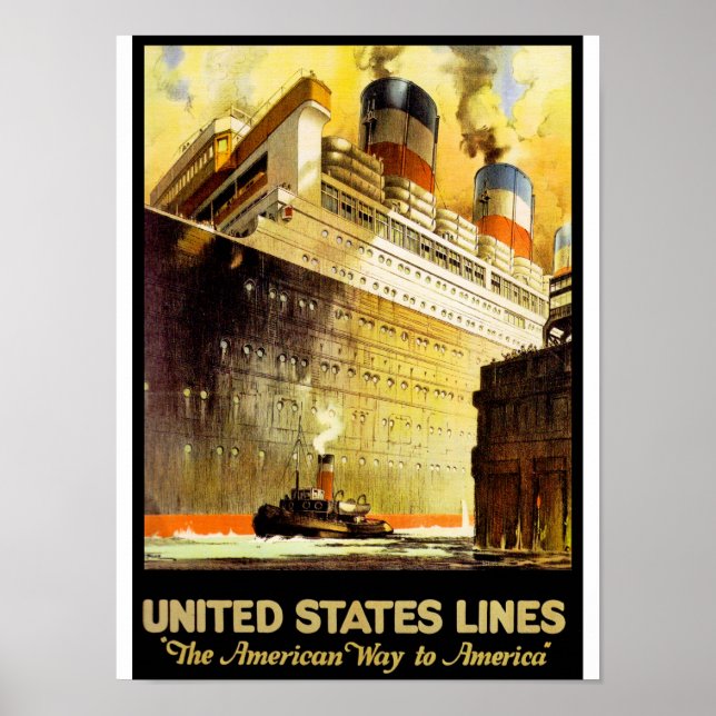 Pôster "O caminho americano para a América" (Frente)