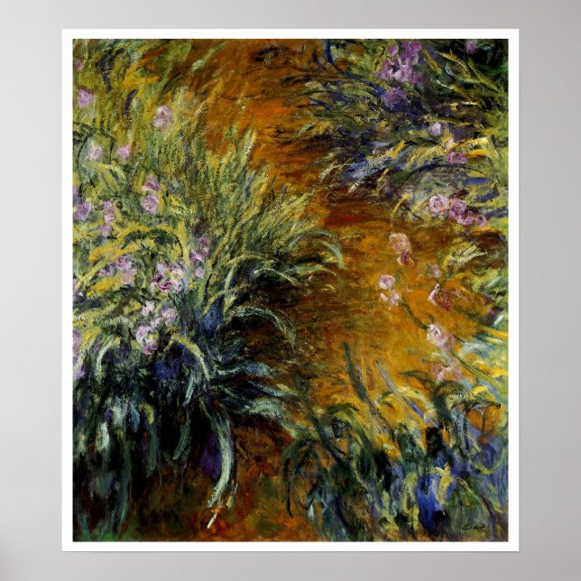 Pôster O Caminho Através das Irrises (Frente)