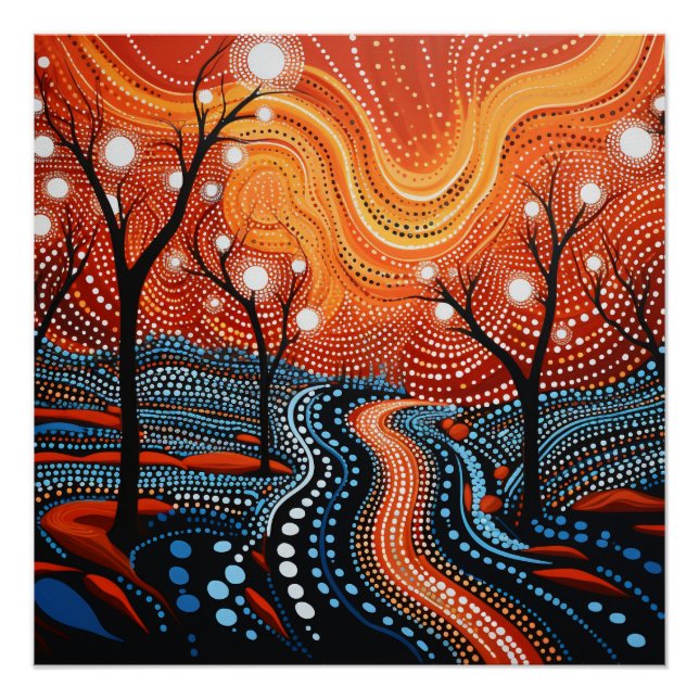 Pôster O Caminho do Aborígene (Frente)