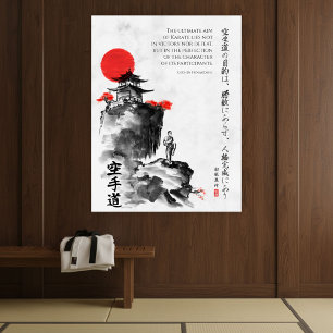 Poster O Caminho do Karate - Sabedoria de Gichin Funakosh