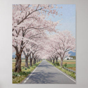 Poster O Caminho Infinito de Florações Vernal: Uma Jornad
