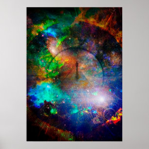 Poster O caminho para a eternidade. Composição espiritu