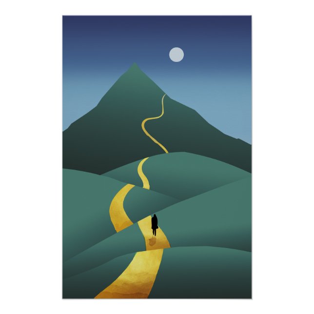Pôster O Caminho para a Lua (Frente)