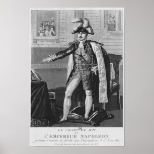 Poster O "campeão de MAI" ou imperador Napoleon mim