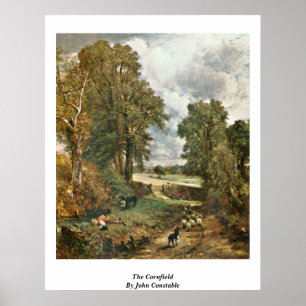 Pôster O campo de milho por John Constable