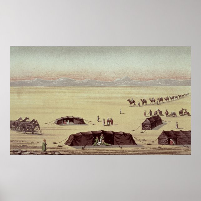 Poster O Campo do Deserto de Sir Richard Burton (Frente)