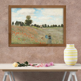 Poster O Campo Poppy perto do Argenteuil por Claude Monet
