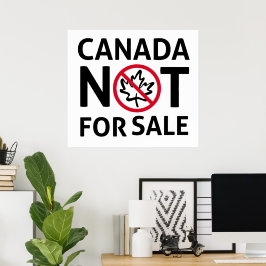 Poster O CANADÁ não é canadense para venda livre