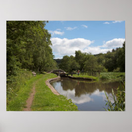 Poster O Canal Caldon Cheddleton Staffordshire