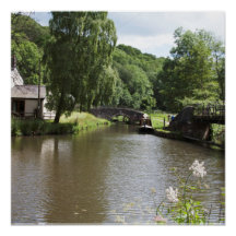 O Canal Caldon Consall Staffordshire