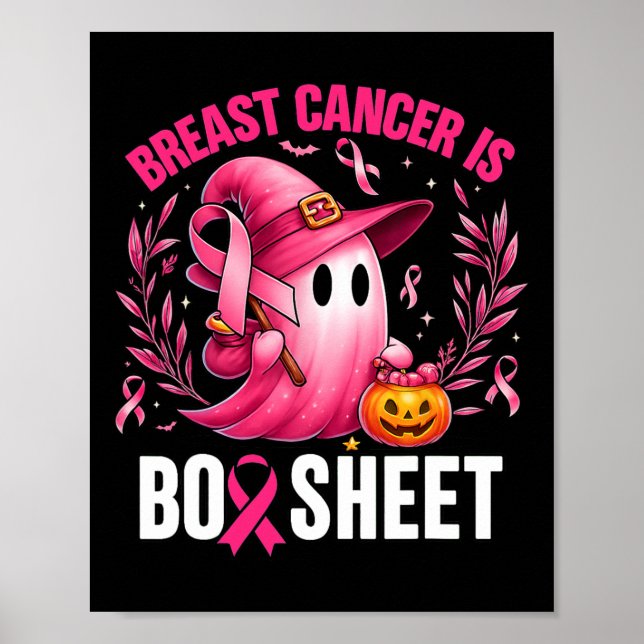 Poster O Cancer Da Mama De Groovy É Uma Cabeça De Sensibi (Frente)