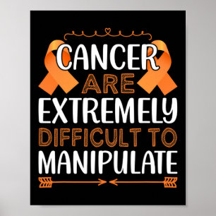 Poster O cancer É Extremamente Difícil De Manupular O Mun