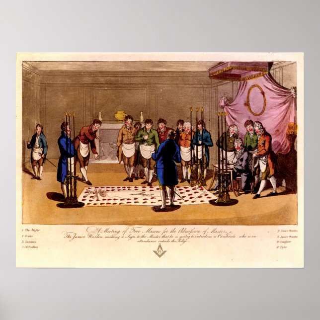 Poster O Candidato Mestre Mason (Frente)