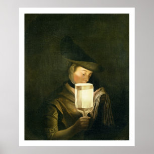 Pôster O cantor da balada, c.1764 (óleo em canvas)