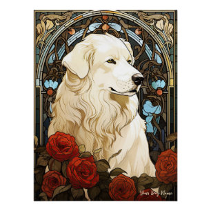 Pôster O Cão dos Pirenéus Excelentes 001 - Natalia Mucha