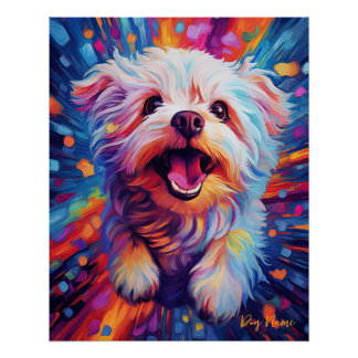 Pôster O Cão Maltês 005 - Zetton Ziana