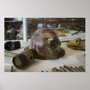 Pôster O capacete de mineiro de Bodie