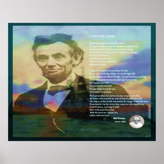 Pôster O Capitão Meu Capitão (Frente)