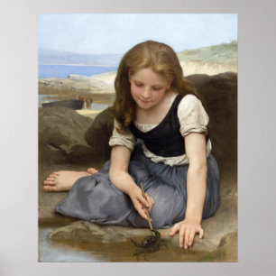 Poster O caranguejo por William-Adolphe Bouguereau