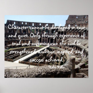 Pôster O caráter não pode ser desenvolvido..