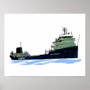 Poster O cargueiro dos Lagos excelentes Tom M. Girdler Cl