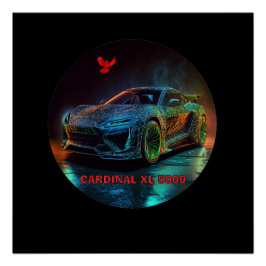 Pôster O carro esportivo Cardinal XL5000 Elite
