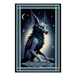 Pôster O Cartão Chupacabra Tarot