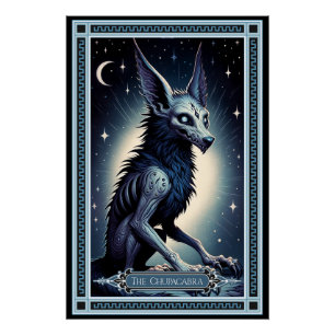 Pôster O Cartão Chupacabra Tarot